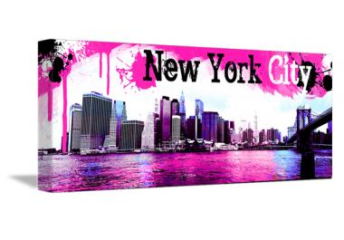 Tableau décoration Pano Pink de New York