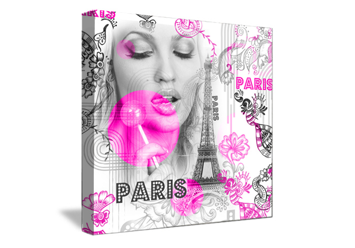 Tableau Décoration Chuppa Pink de Paris