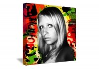 Portrait Pop 30x30cm Caution