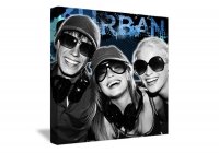 Portrait Pop 30x30cm Blue Jungle