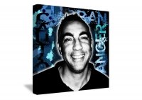 Portrait Pop 80x80cm Blue Jungle