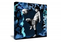 Portrait Pop 50x50cm Blue Jungle