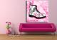 Tableau décoration Girl Boots Pink de Londres