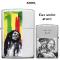 Briquet ZIPPO gravé et personnalisé Bob Marley Avec votre Zippo&#174;, souhaitez vous un bidon d'essence ? : NON, j'ai déjà de l'essence